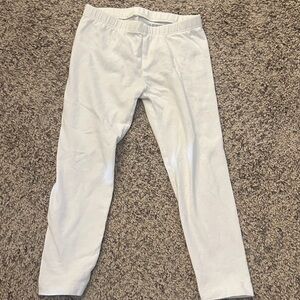 Old Navy White Kids Leggings - Basic Stretch Bottoms